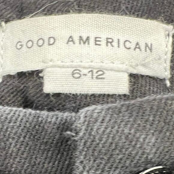 Good American Always Fits Good Legs Black Skinny Jeans Mid Rise Size 6-12 - Picture 5 of 13